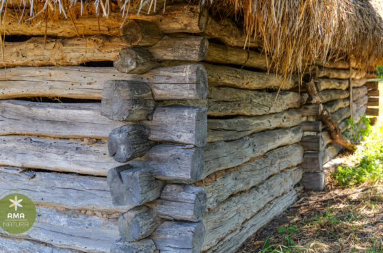 Un colț de Rai în Aspra, Maramureș – șura veche acoperită cu fân